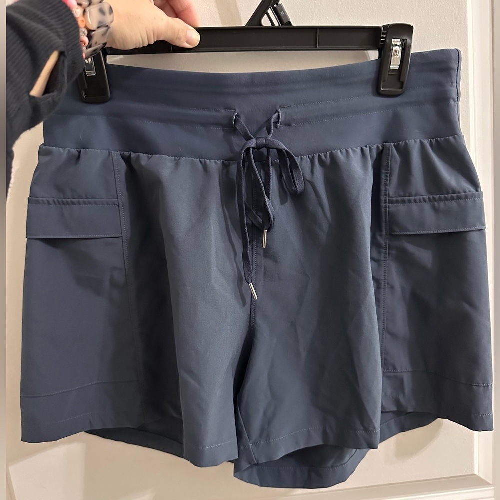 CALIA by Carrie Underwood Slate Blue Athletic Drawstring Shorts